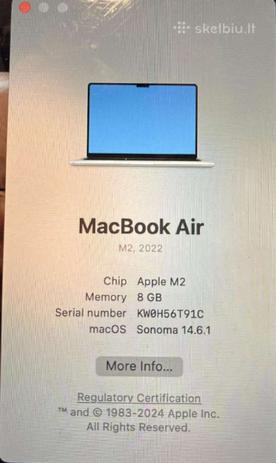 Apple MacBook air - nuotraukos Nr. 4