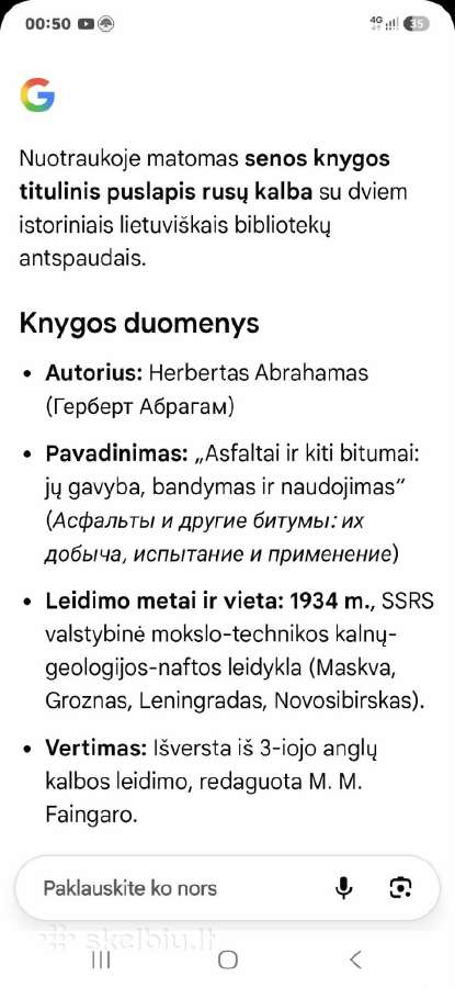 Asfaltas - nuotraukos Nr. 4