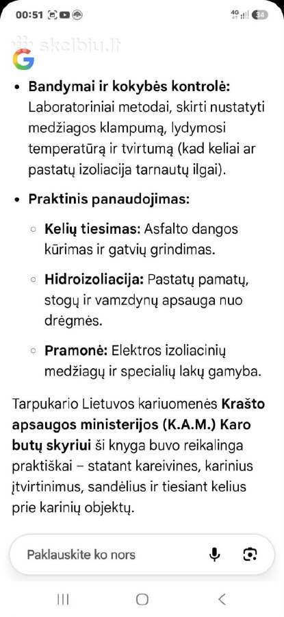 Asfaltas - nuotraukos Nr. 6