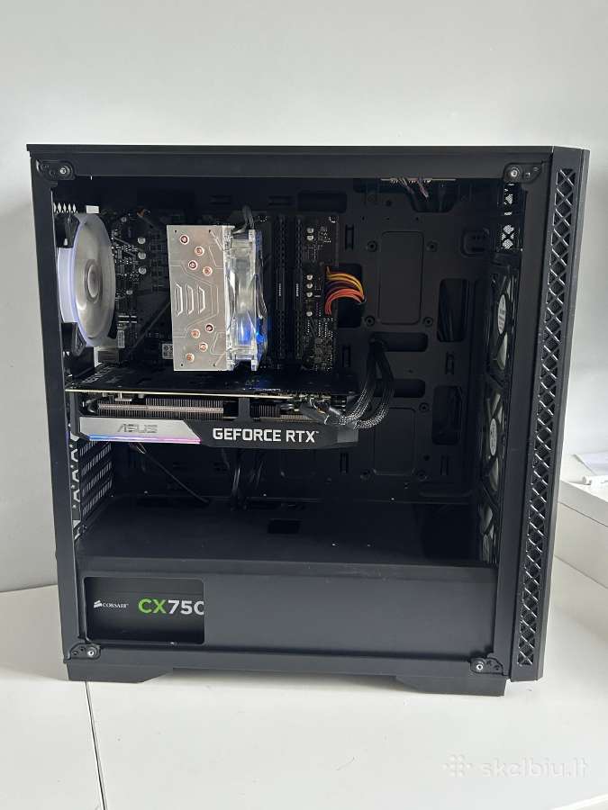 Rtx 3070, Ryzen 7 5700x3d Gaming Pc - nuotraukos Nr. 2
