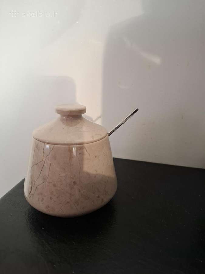 Earthen crafts marmurinis indelis su dangteliu - nuotraukos Nr. 7