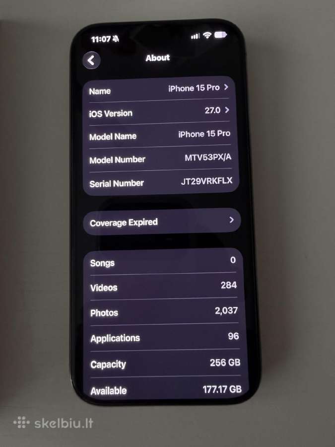 iPhone 15 Pro 256gb - nuotraukos Nr. 3