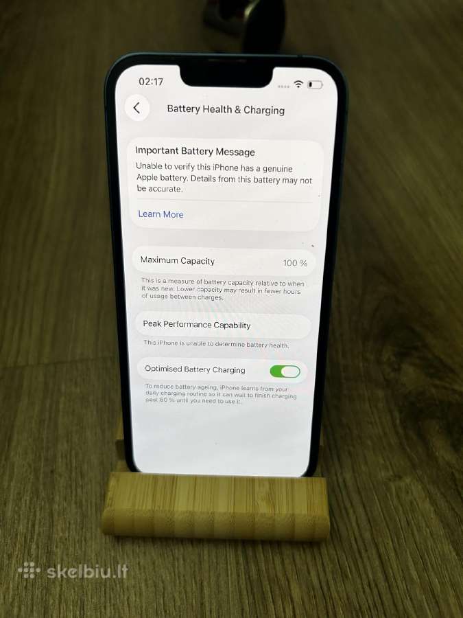 iPhone 13 128gb baterija 100 - nuotraukos Nr. 3