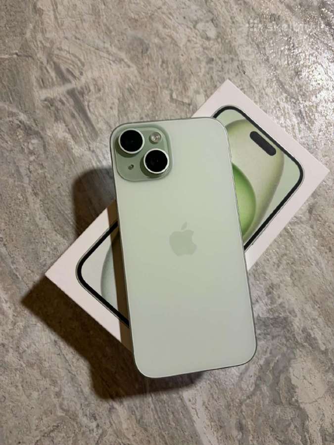 iPhone 15 green 128gb puikios bukles - nuotraukos Nr. 3