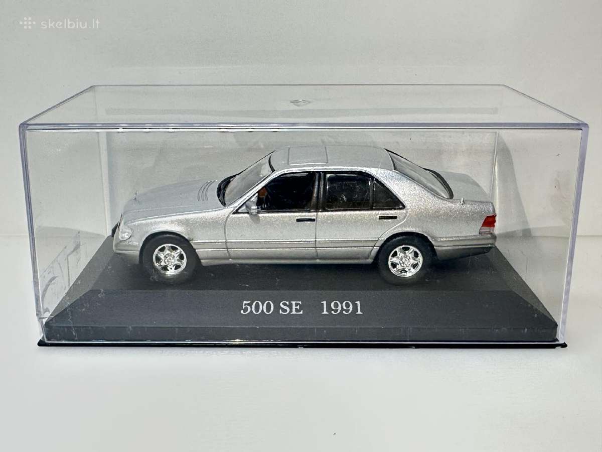 Mercedes-benz 500 Se W140 1991 sidabro 1:43 De - nuotraukos Nr. 2
