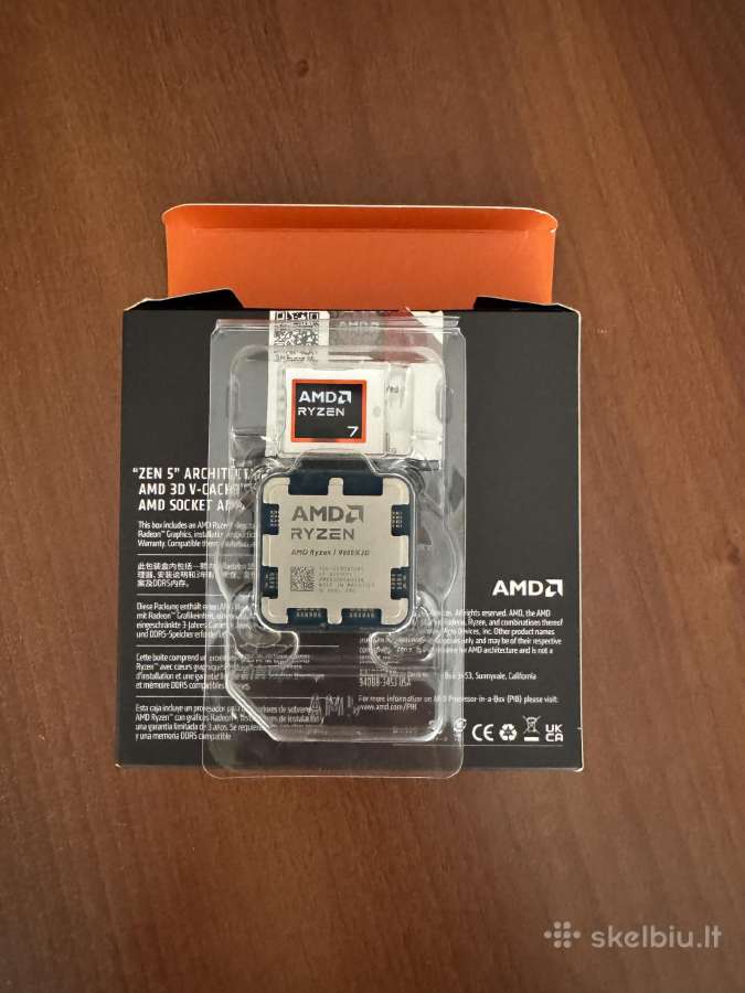 Amd Ryzen 7 9800x3d - nuotraukos Nr. 2