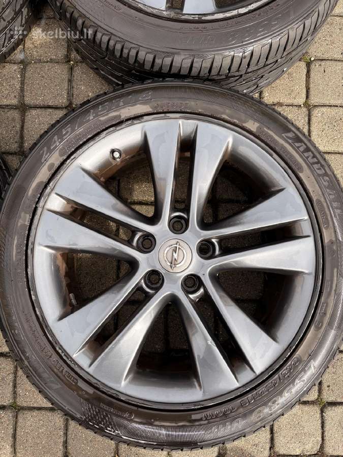 R18 Opel lieti ratai su padangom - nuotraukos Nr. 5