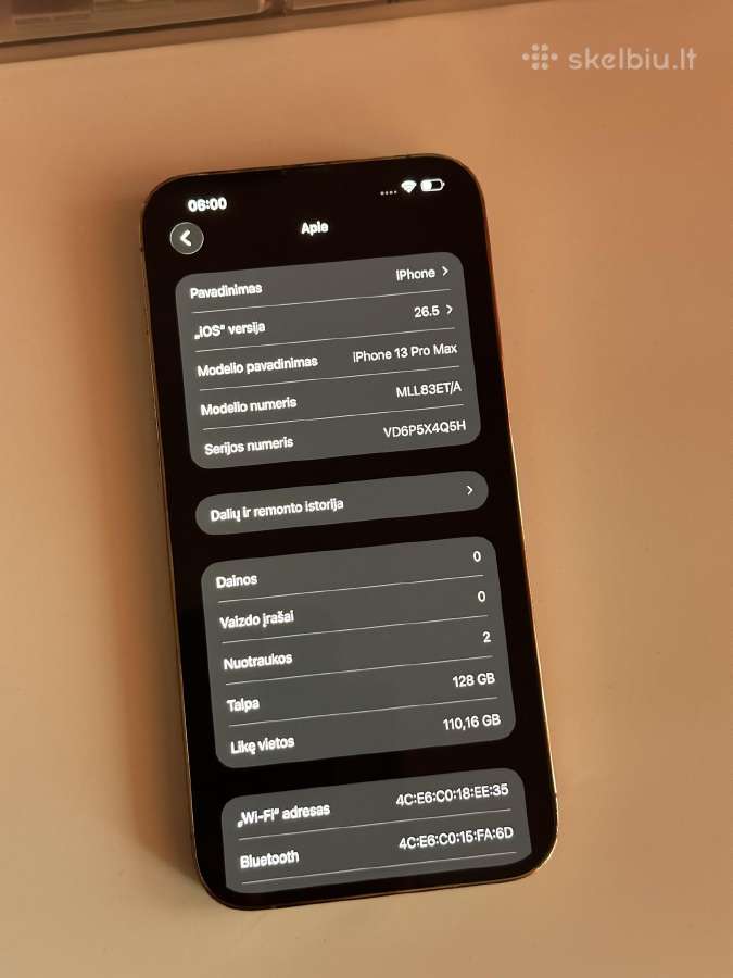 iPhone 13 Pro Max 128gb - nuotraukos Nr. 4