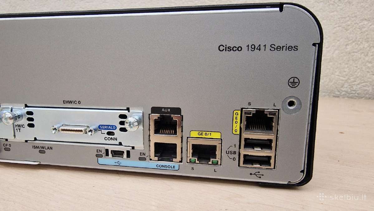 Router Cisco 1941/k9 - nuotraukos Nr. 3