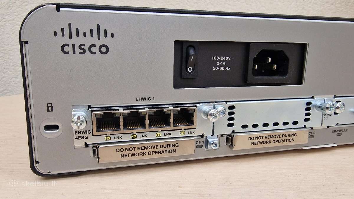 Router Cisco 1941/k9 - nuotraukos Nr. 4