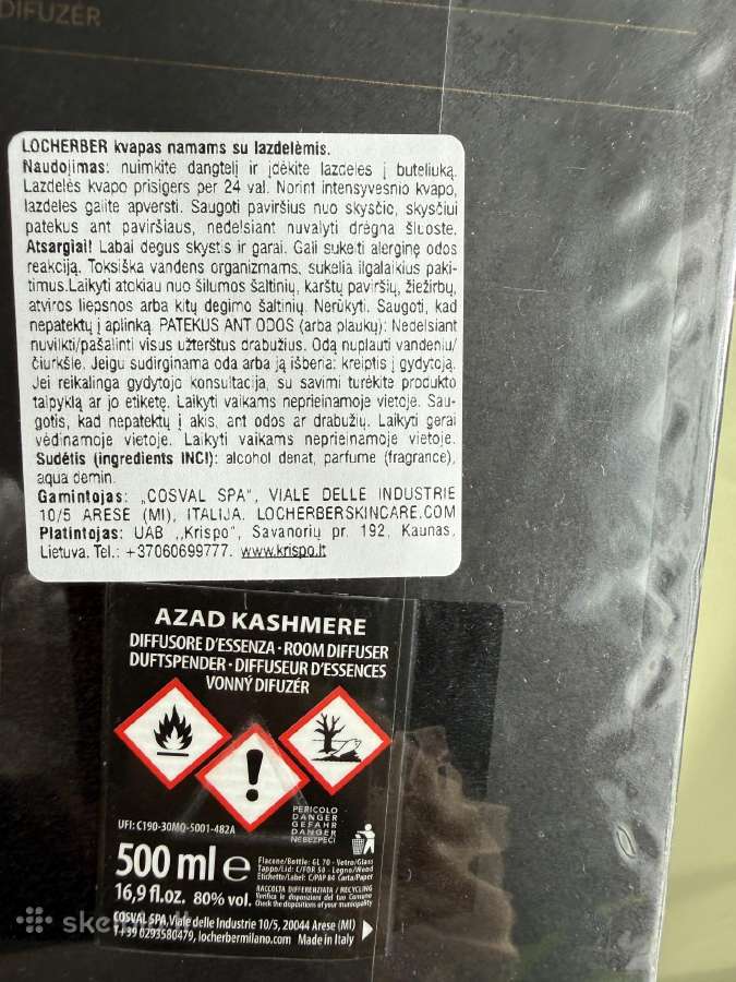 Locherber Milano namų kvapai 500 ml - nuotraukos Nr. 5