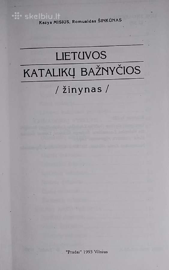 Lietuvos katalikų bažnyčios: žinynas - nuotraukos Nr. 2