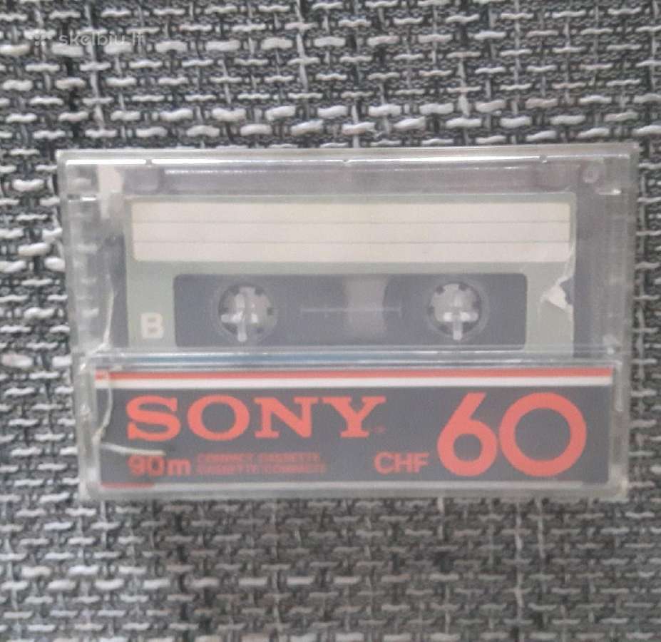 Kasetės Sony Chf90-2vnt. Chf60-1vnt. - nuotraukos Nr. 4