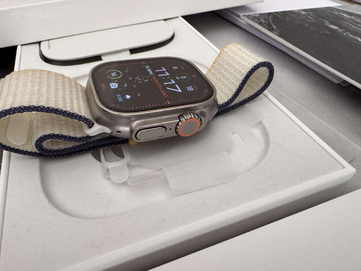 Apple Watch Ultra 49mm, idealus, su dokumentais - nuotraukos Nr. 4