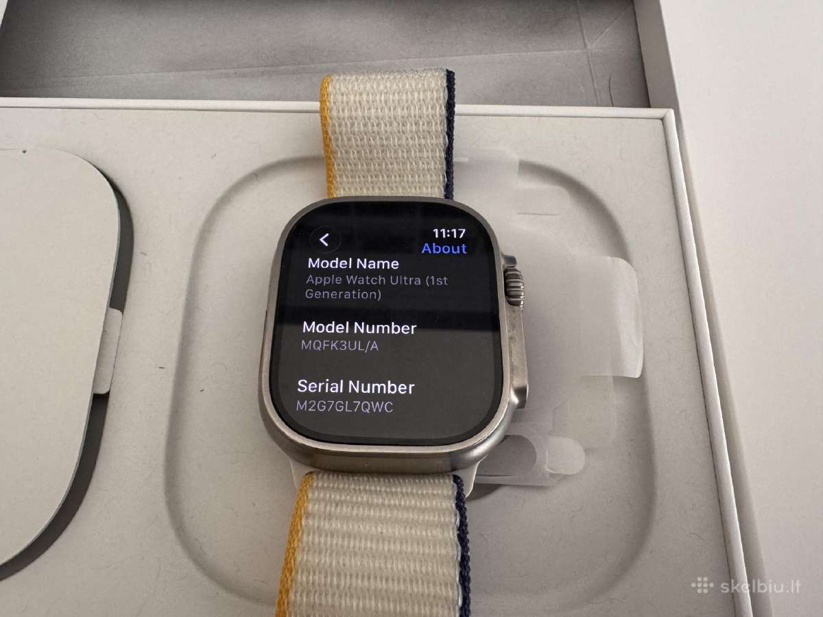 Apple Watch Ultra 49mm, idealus, su dokumentais - nuotraukos Nr. 8