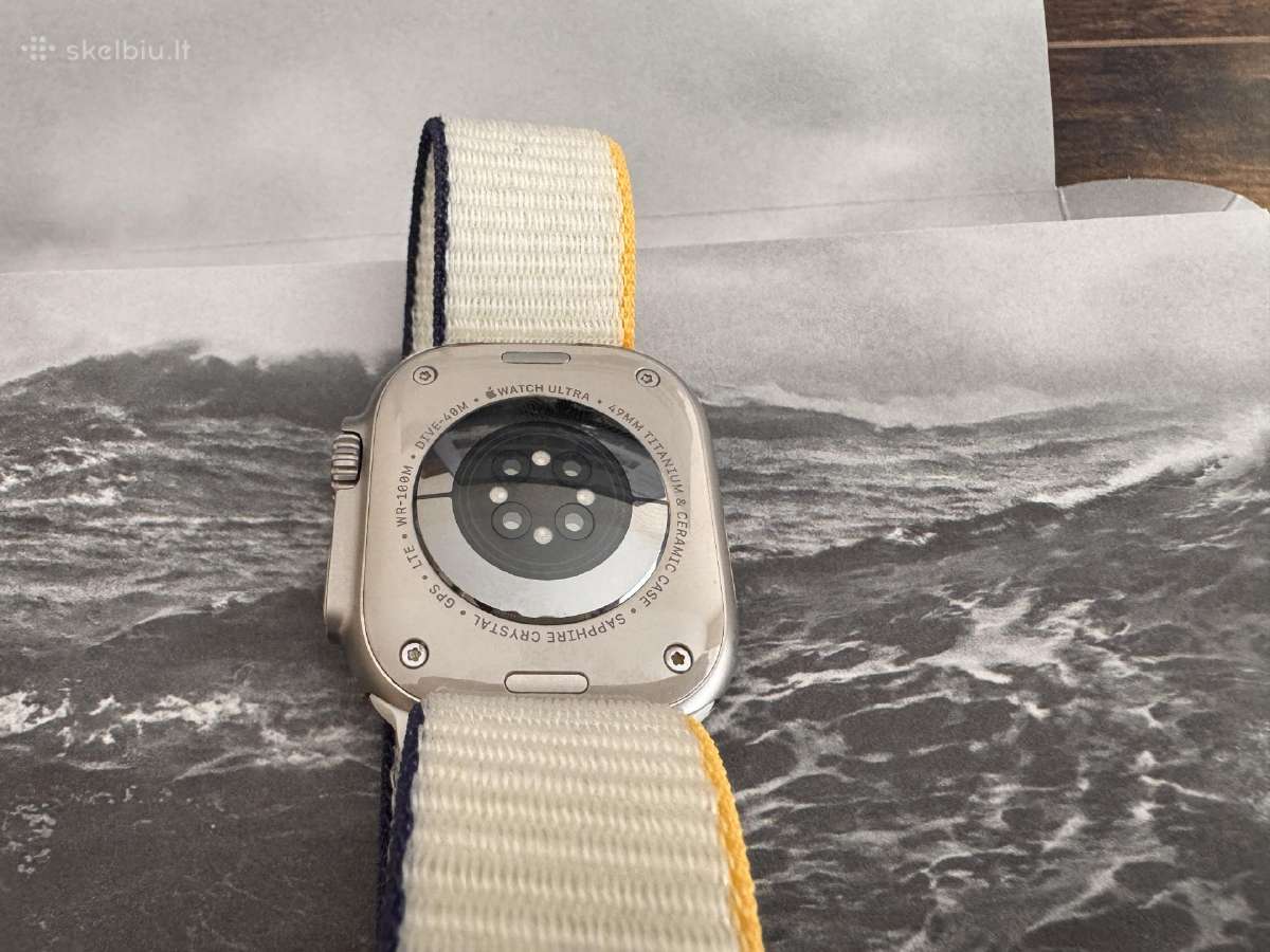 Apple Watch Ultra 49mm, idealus, su dokumentais - nuotraukos Nr. 11