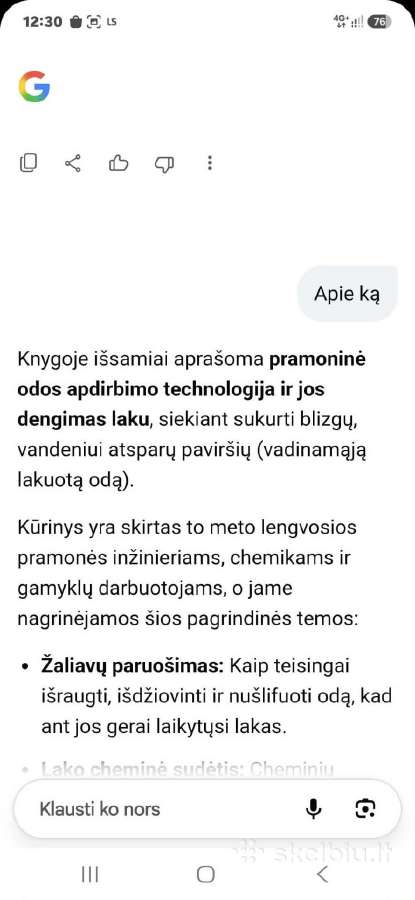 Odų lakavimas - nuotraukos Nr. 5