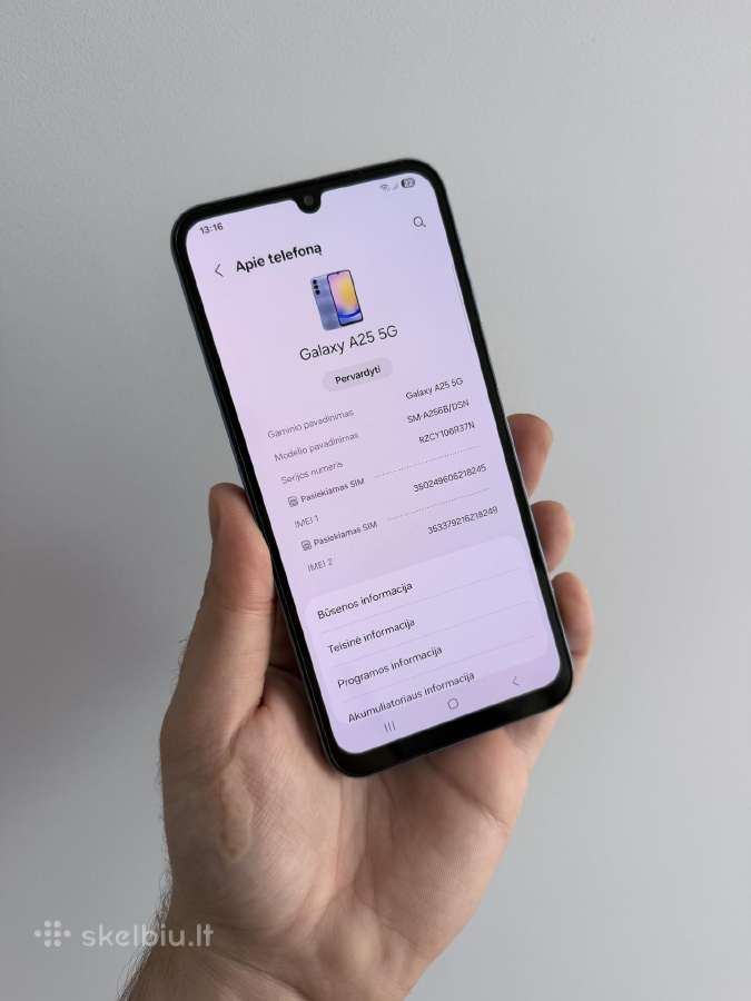 Samsung A25 5G - nuotraukos Nr. 4