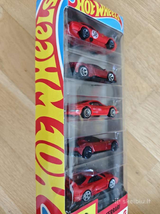 Hot wheels Ferrari 5vnt - nuotraukos Nr. 2