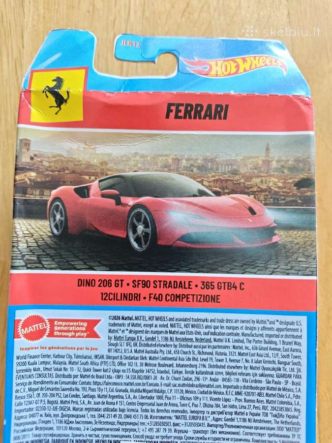 Hot wheels Ferrari 5vnt - nuotraukos Nr. 4