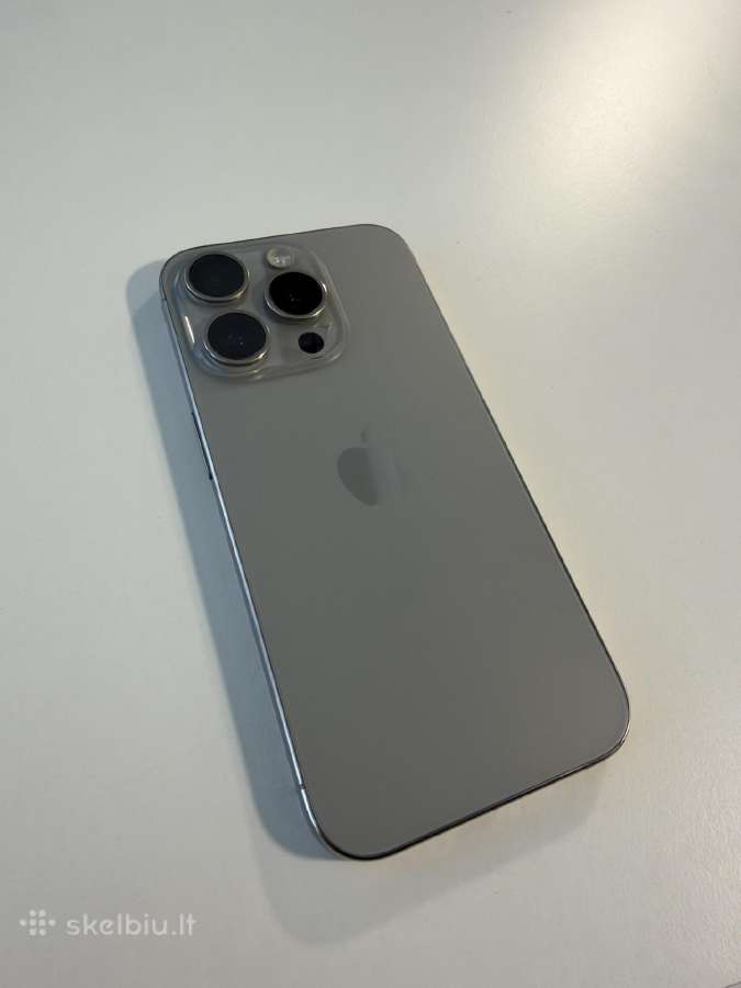 iPhone 15 pro titanium 128gb - nuotraukos Nr. 2