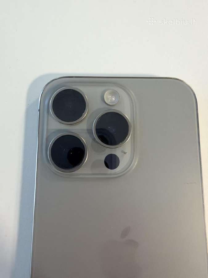 iPhone 15 pro titanium 128gb - nuotraukos Nr. 3