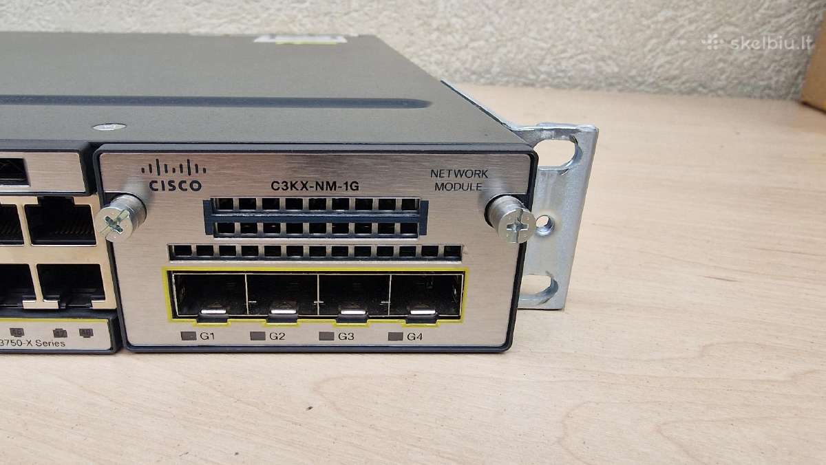 Cisco Ws-c3750x-48t-s switch - nuotraukos Nr. 2