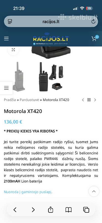 Racijos Motorola - nuotraukos Nr. 5