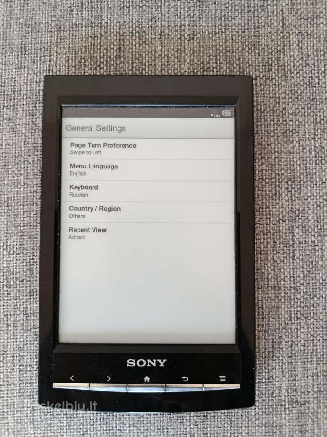 Elektroninė knygų skaityklė Sony Reader Prs-t1 - nuotraukos Nr. 6