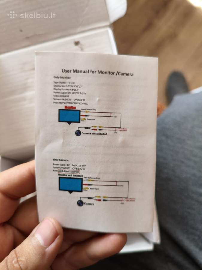 Rankenėlėje montuojama vaizdo kamera, skirta Bmw - nuotraukos Nr. 3