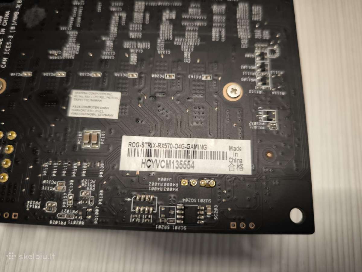 Asus Rx 570 4gb - nuotraukos Nr. 2