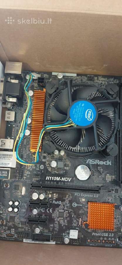 Procesorius Intel i7 6700 + motininė plokštė H110m - nuotraukos Nr. 2