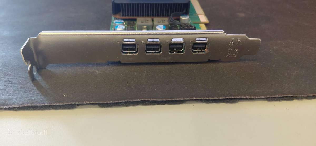 Nvidia Quadro K1200 4gb Gddr5 - nuotraukos Nr. 3