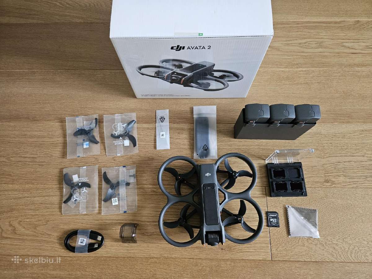 Dji Avata 2 Fpv dronas + priedai - nuotraukos Nr. 3