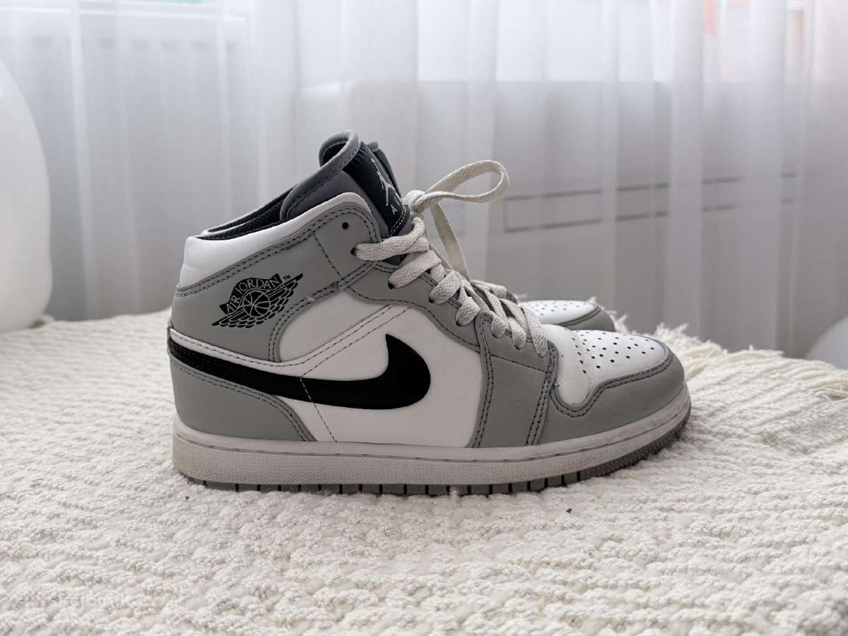 Jordan 1 mid light smoke grey colour - nuotraukos Nr. 2