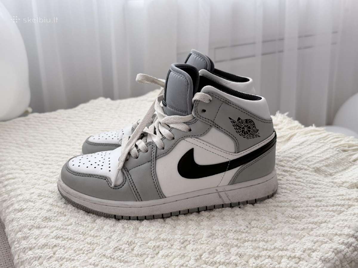 Jordan 1 mid light smoke grey colour - nuotraukos Nr. 4