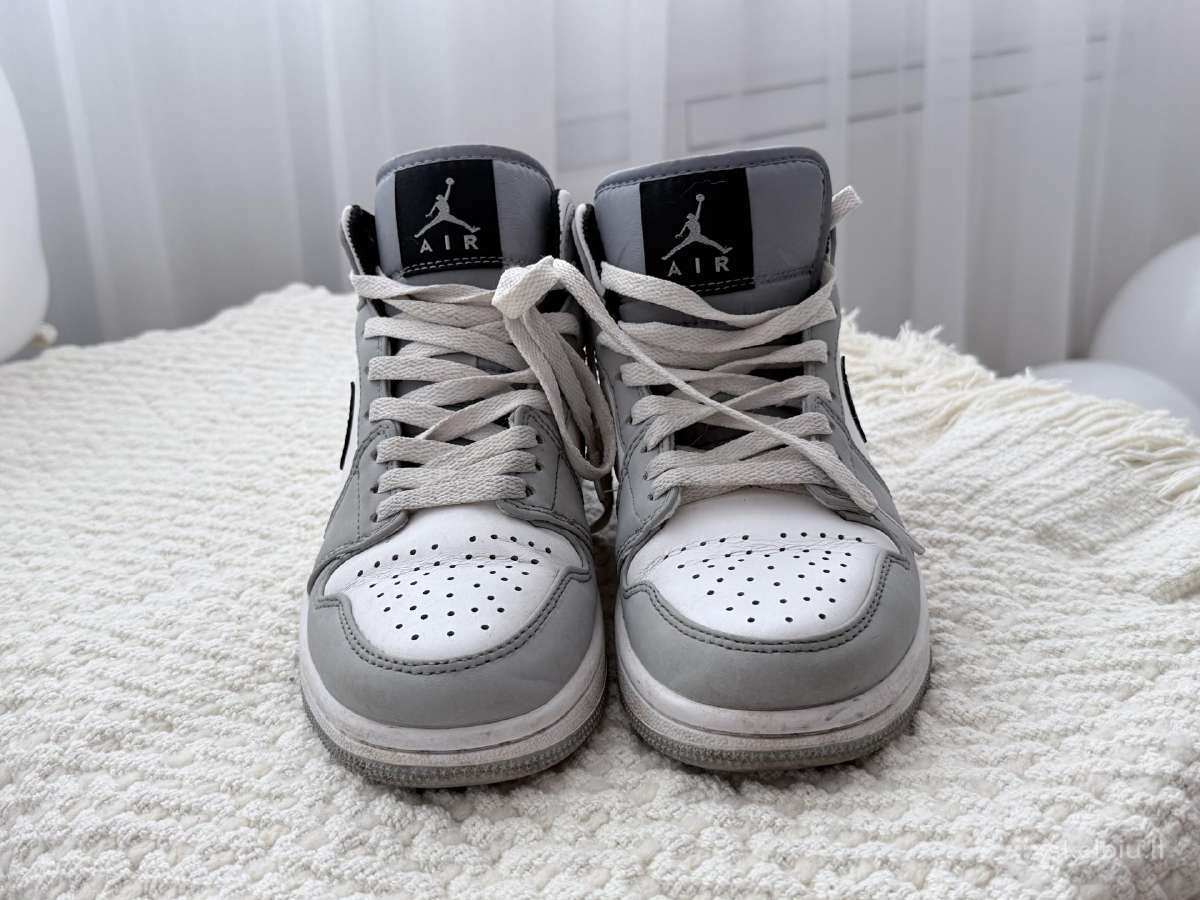 Jordan 1 mid light smoke grey colour - nuotraukos Nr. 5