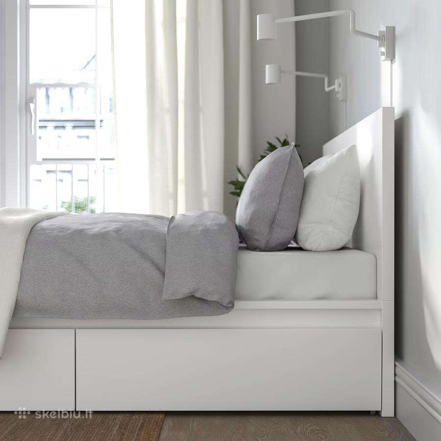 Ikea Malm lova su 160 čiužinių Hilding - nuotraukos Nr. 4