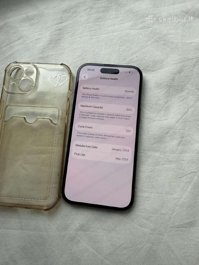 iPhone 15 128gb - nuotraukos Nr. 5