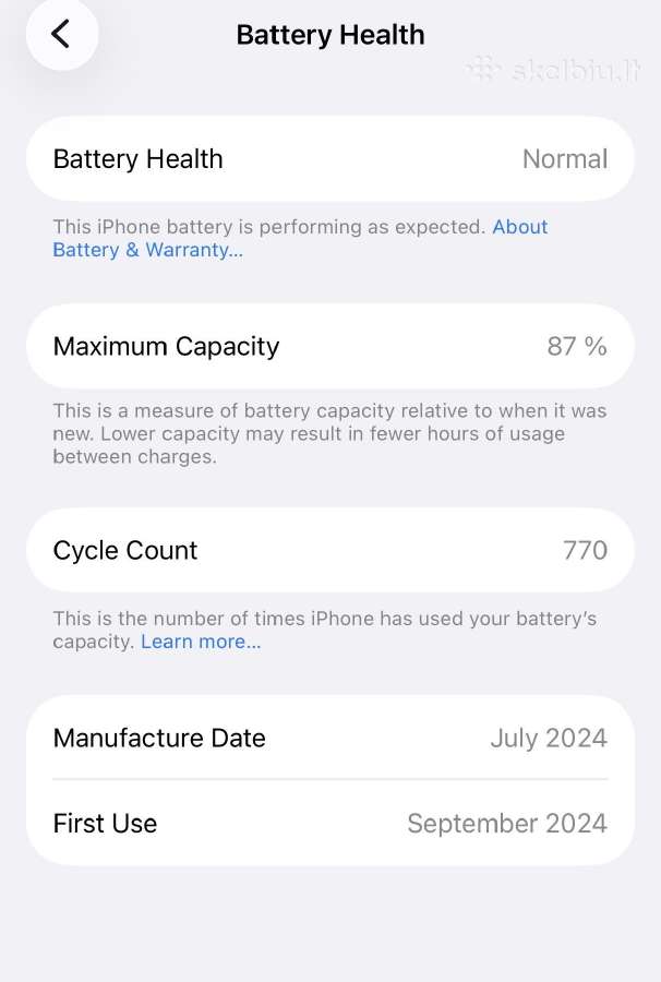 iPhone 16 pro 256gb - nuotraukos Nr. 8