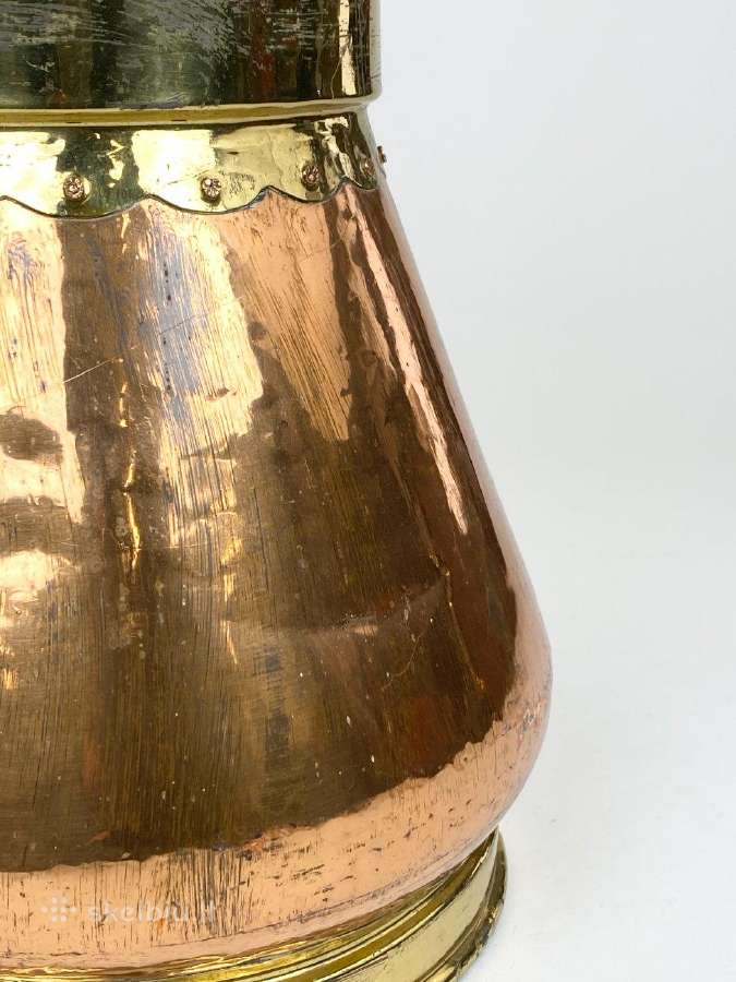 Ąsočio formos skėtinė iš žalvario ir vario - nuotraukos Nr. 16