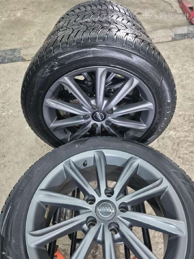 VW audi r17 ratlankiai su zieminem padangom - nuotraukos Nr. 2