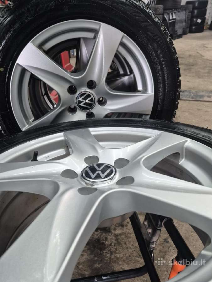 VW tiguan r17 ratlankiai su zieminem padangom - nuotraukos Nr. 2