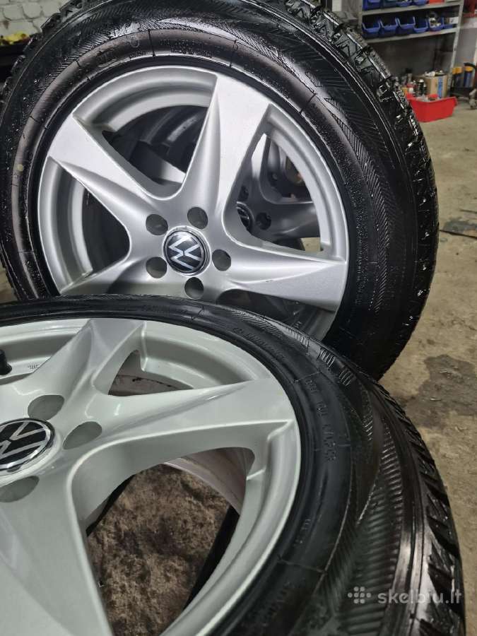 VW tiguan r17 ratlankiai su zieminem padangom - nuotraukos Nr. 4