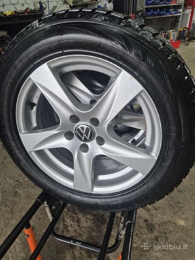 VW tiguan r17 ratlankiai su zieminem padangom - nuotraukos Nr. 8