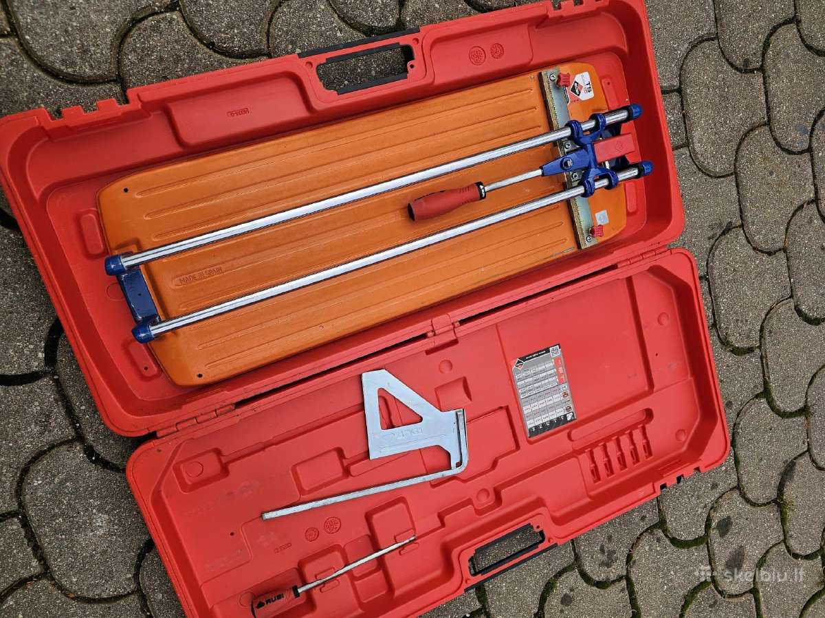 Plytelių Pjaustyklė Rubi Tx-710 Max su dėžę. - nuotraukos Nr. 7