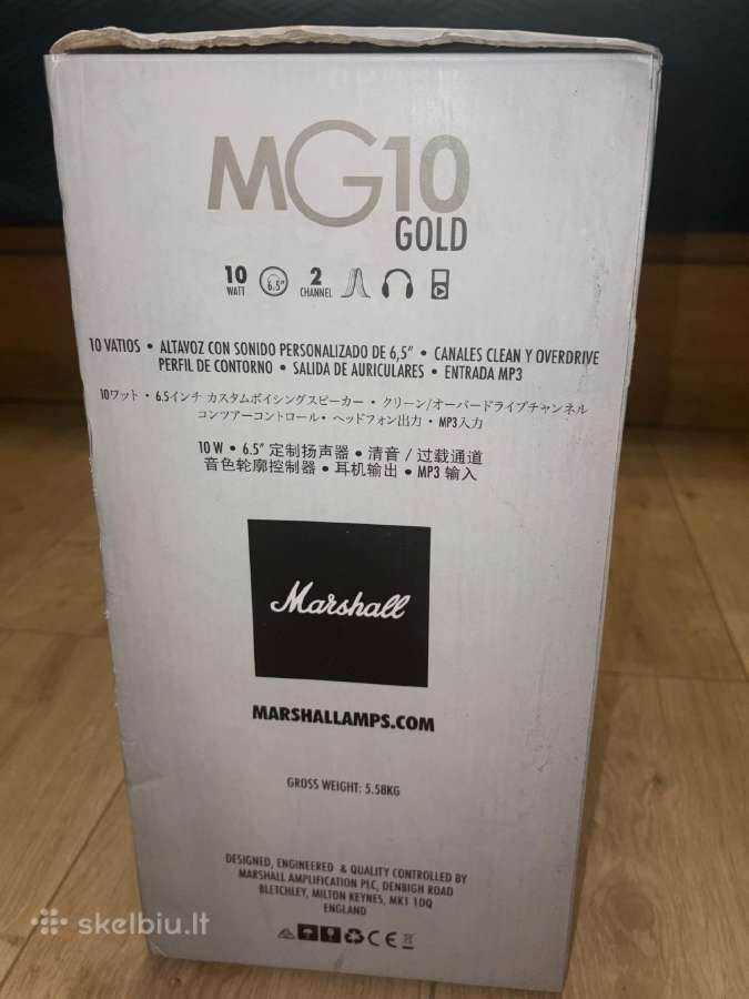 Naujas Marshall Mg10 Gold - nuotraukos Nr. 2