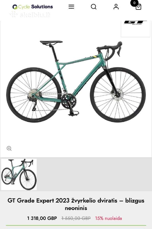GT Grade Expert. M– L. GRX. Puse kainos! - nuotraukos Nr. 2