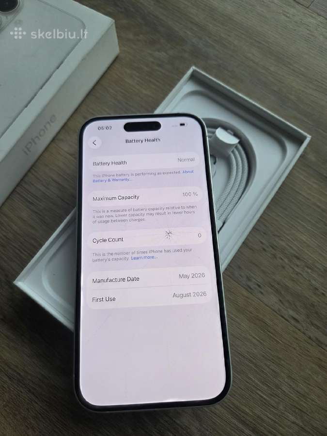 Apple iPhone 16, 128gb telefonas - nuotraukos Nr. 7