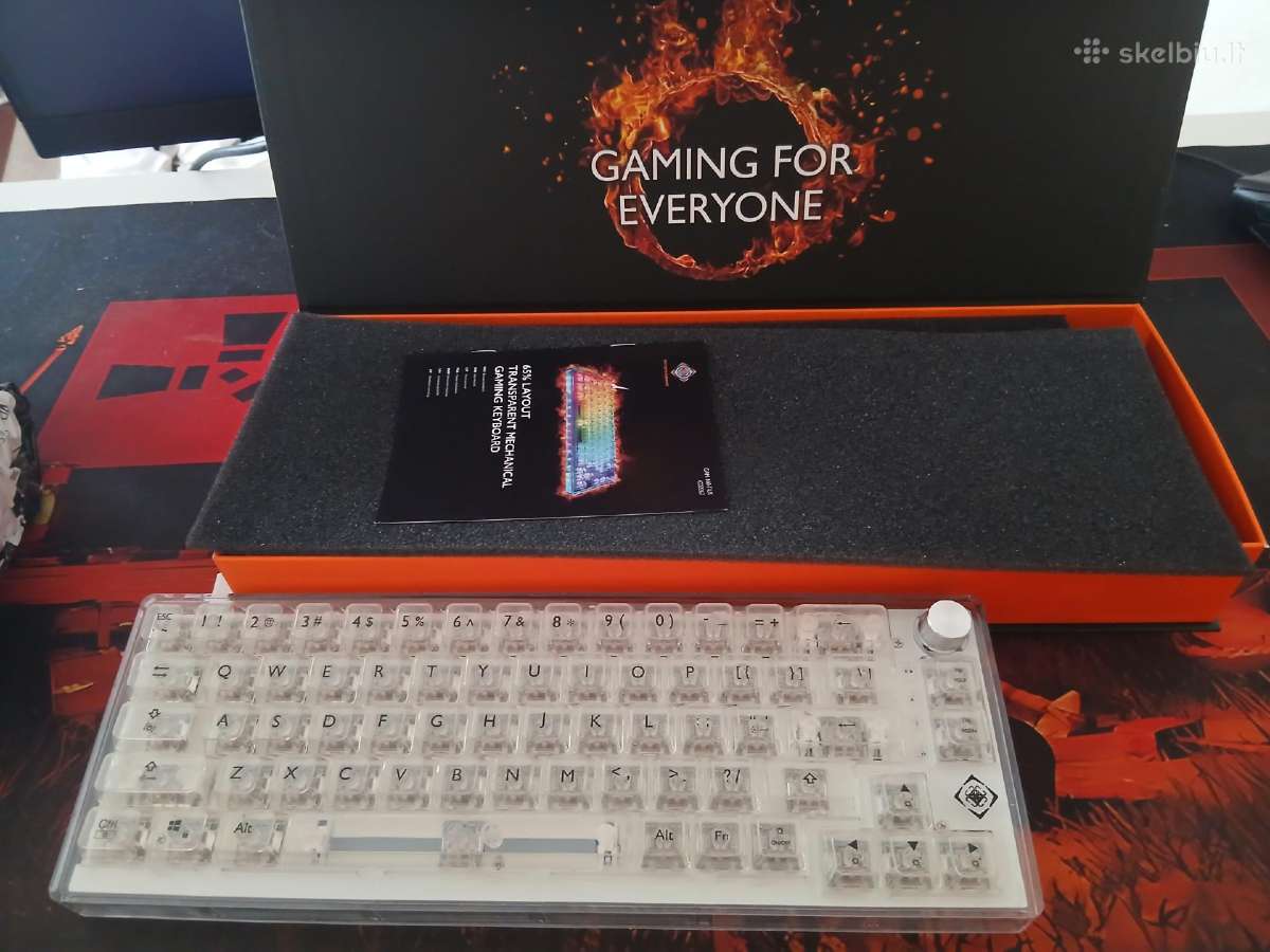Gaming 65% deltaco klaviatura - nuotraukos Nr. 4